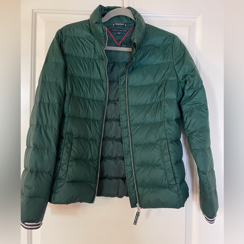 Tommy Hilfiger duck down jacket, size S, used-good